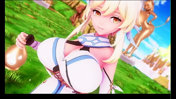 3D Breast Expansion Blonde Huge Tits lactation POV wSound added